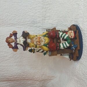 Vintage 2003 David Frykman Portfolio The Toy Maker Santa Sculpted Figurine